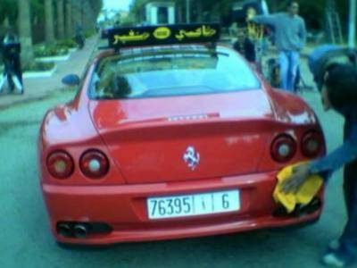 ferarri taxi au maroc